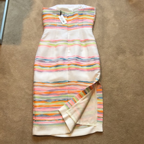 Milly dress size 2 NWOT summer strapless - Picture 2 of 5
